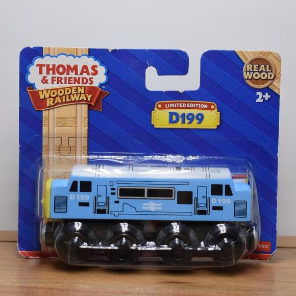 D199 Limited Edition Thomas & Friends Wooden Railway Engine Trains Fisher Price - Picture 1 of 9